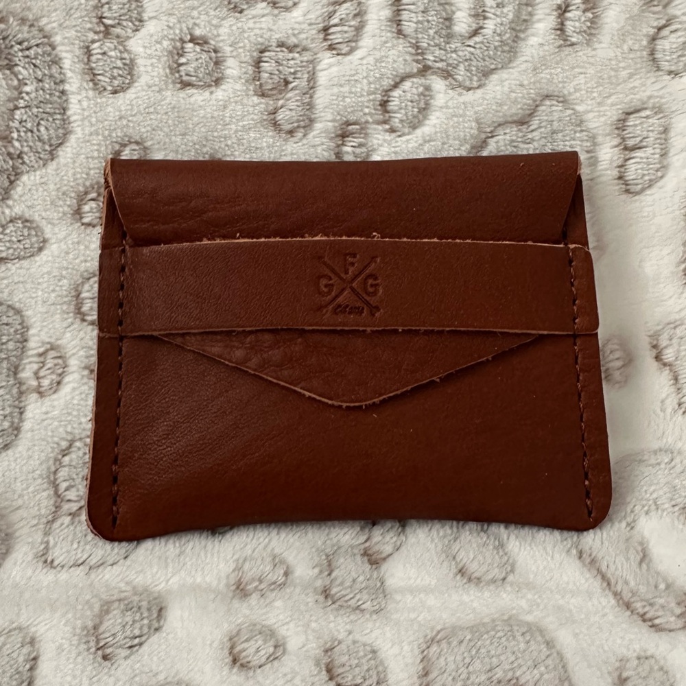Go Forth Goods Tuck Wallet in Saddle